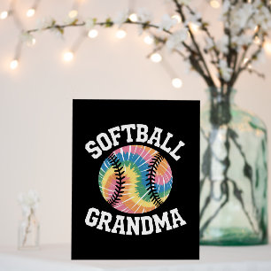 Softball Grandma Foam Board
