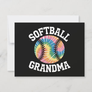 Softball Grandma Invitation