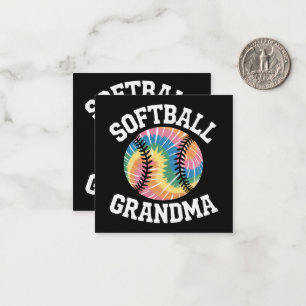 Softball Grandma Note Card