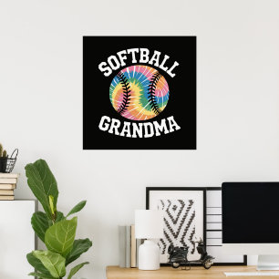 Softball Grandma Poster