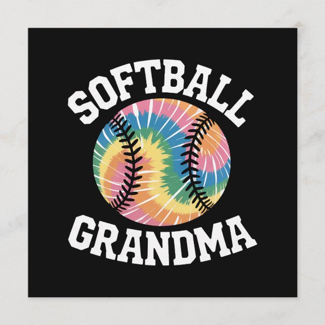 Softball Grandma Program (Front)