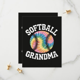 Softball Grandma Save The Date