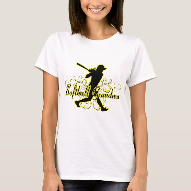 Softball Grandma (silhouette).png T-Shirt (Front)