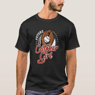 Softball Graphic Women Girls Kids Catcher T-Shirt