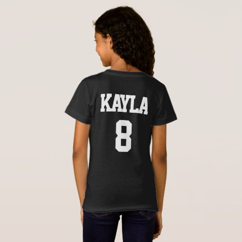 Softball Infield T_Shirt _ Color  Black Lettering