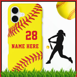 Softball iPhone Cases, Many Older to Newest Styles 17 Case