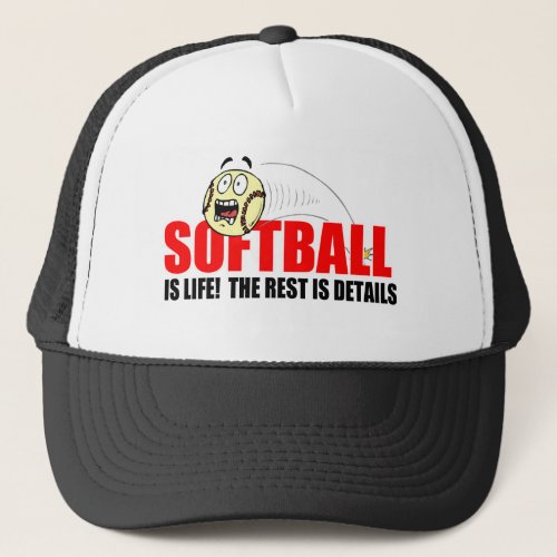 Softball Is Life Trucker Hat