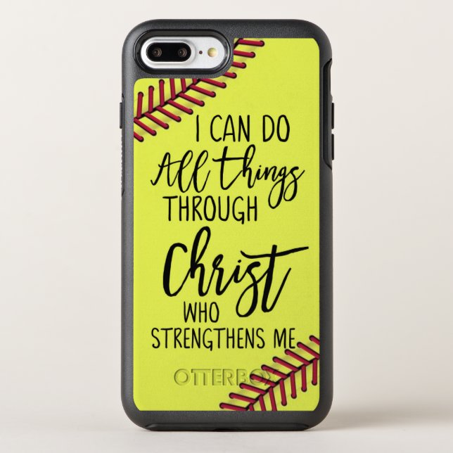 Softball Its Not Just A Game Otterbox iPhone Case (Back)
