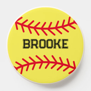 Softball Jersey Number Softball Girls Sport Lover PopSocket