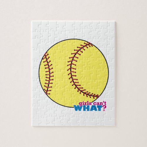 Softball Jigsaw Puzzle