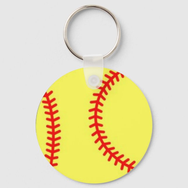 Softball Keychain (Front)
