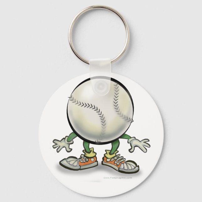 Softball Keychain (Front)