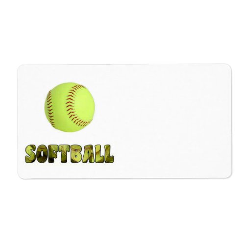 Softball Label