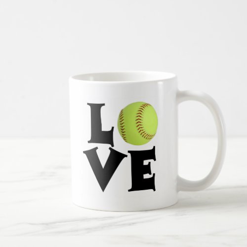 Softball Love Coffee Mug