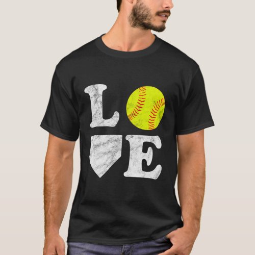 Softball Love T_Shirt