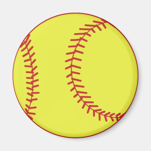 softball Magnet (Front)