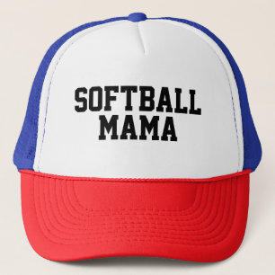 Softball Mama Funny Sports Mom Trucker Hat