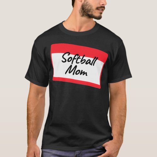 Softball mama Softball mom Softball mum Softball m T_Shirt