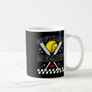 Softball Memaw Of A Softball Player Memaw _1  Coffee Mug
