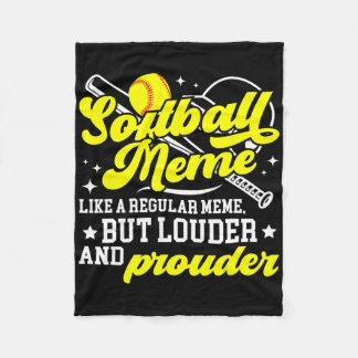 Softball Meme Definition Meme Of A Softball Player Fleece Blanket