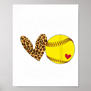 Softball Meme Heart Grandma Meme Of A Softball Pla Poster