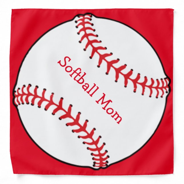 Softball Mom Bandana (Front)