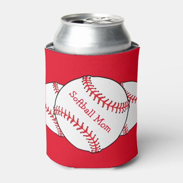Softball Mom Can Cooler (Can Front)