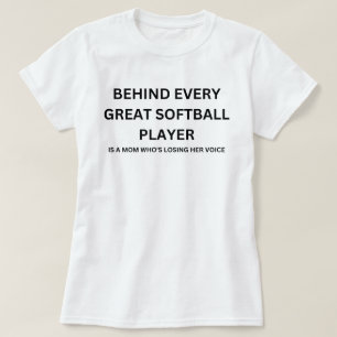 Softball Mom Funny Quote Softball Saying T-Shirt