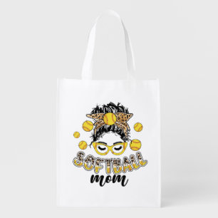 Softball Mom Grocery Bag