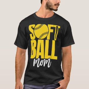 Softball Mom Life Paddle Funny Mother's Day Player T-Shirt