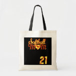 Softball Mom Mother&#39;s Day 21 Fastpitch Player Tote Bag