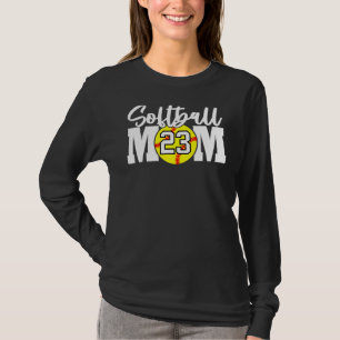Softball Mom Number  23 T-Shirt