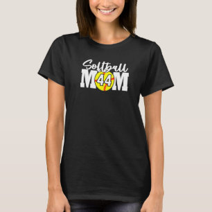 Softball Mom Number 44 T-Shirt