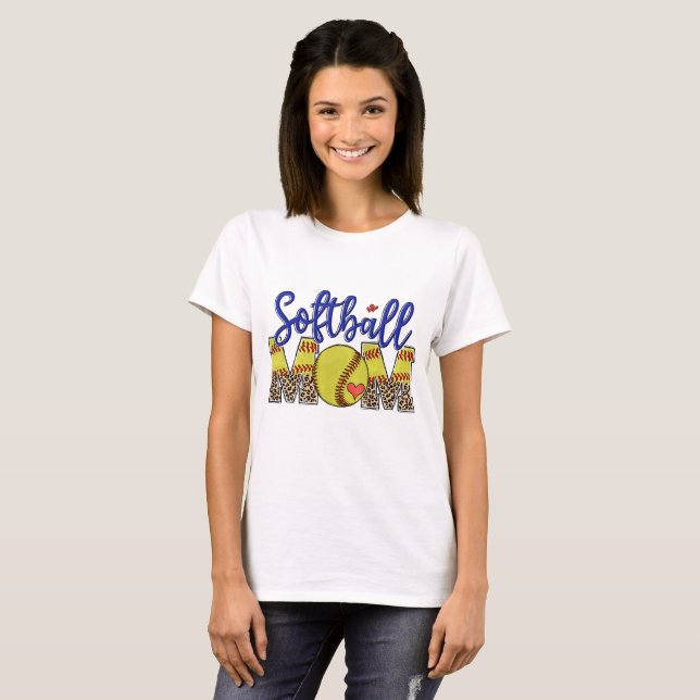 Softball Mom T-Shirt (Front Full)