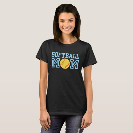 Softball Mom T-Shirt | Zazzle