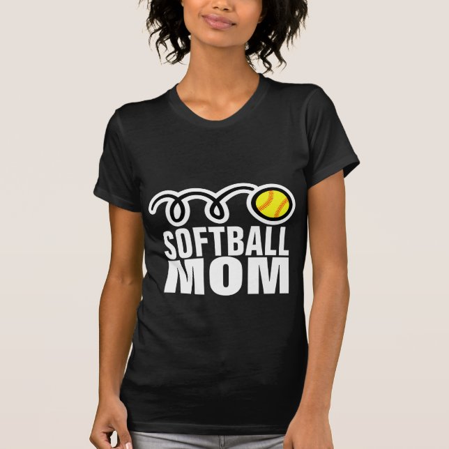 Softball mom t-shirt for women (Front)