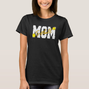 Softball Mom T-Shirt For Women Mama Mother's Day M
