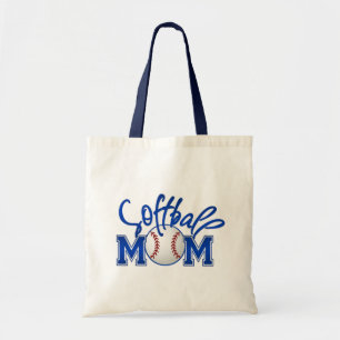Softball Mom Tote Bag