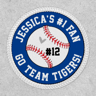 Softball or Baseball #1 Fan Custom Name Patch