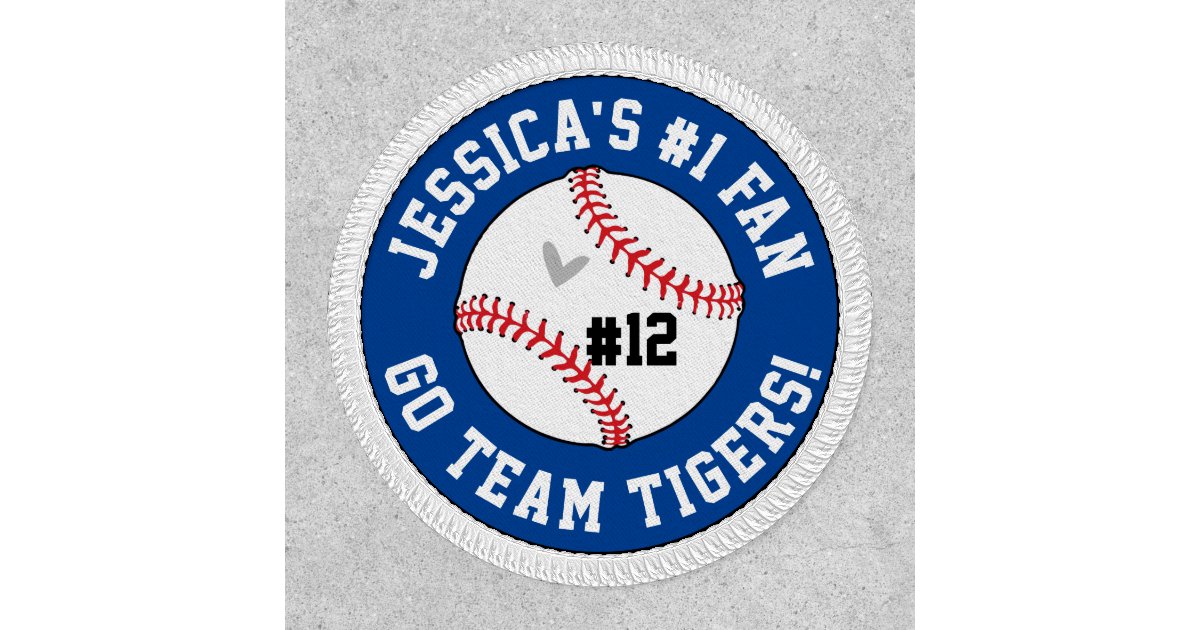 Softball or Baseball #1 Fan Custom Name Patch