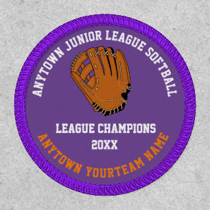 Softball or Baseball Champion Patch