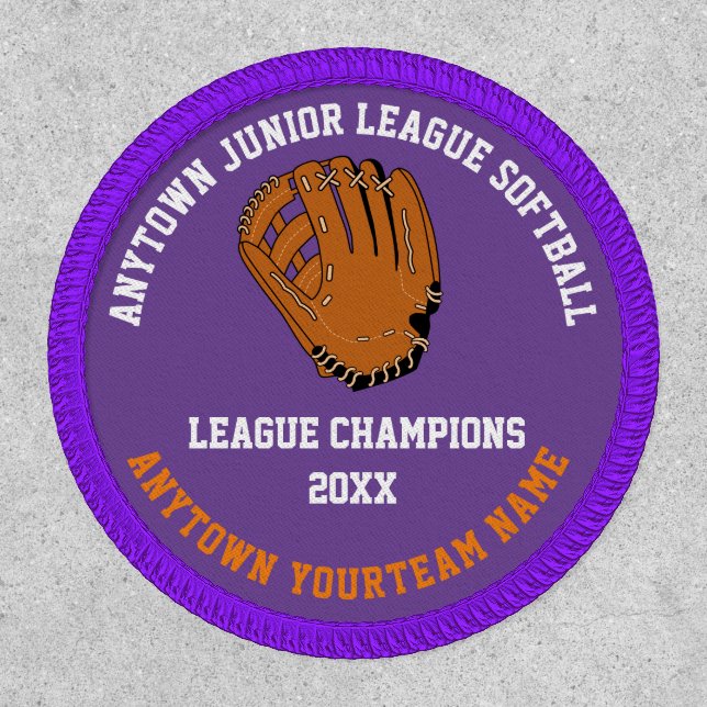 Softball or Baseball Champion Patch (Front)