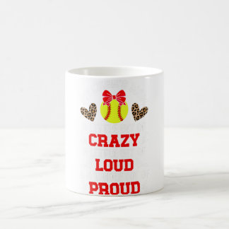 Softball Pitcher Mom Proud Mama Of A Softball Pitc Coffee Mug