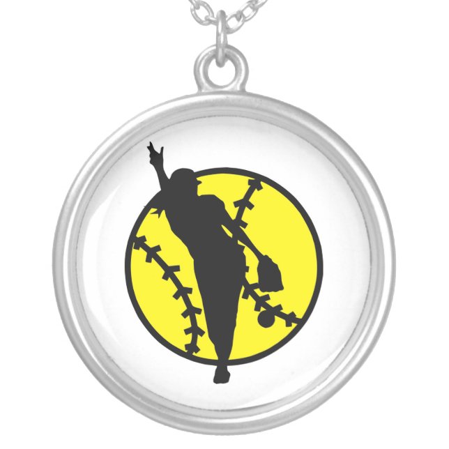 Softball Pitcher Necklaces (Front)