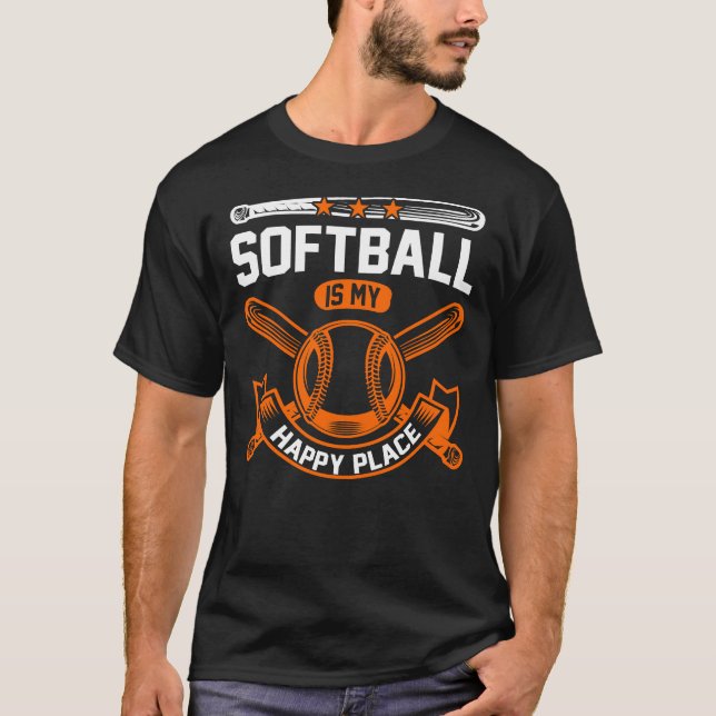 Softball Player Coach Fan Funny Quotes 65 player T-Shirt (Front)