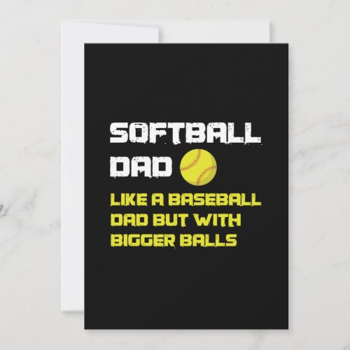 Softball Player Dad Humor