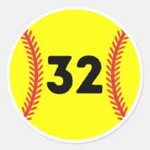 Softball Player Jersey Favorite Number #32