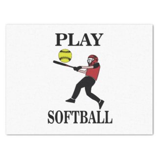 Softball Player Play Softball