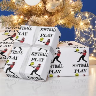 Softball Player Play Softball