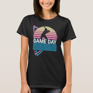 Softball Player Retro Game Day T-Shirt
